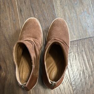 New Aetrex Kara Brown Ankle Boots